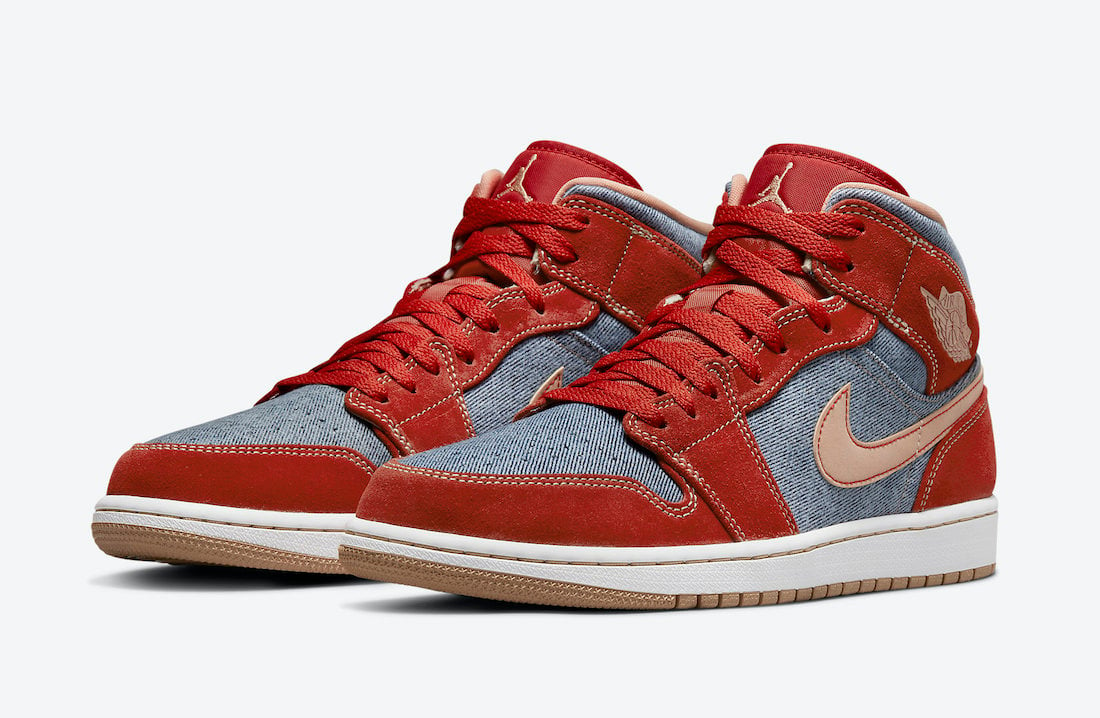 Air Jordan 1 Mid ‘Denim’ Official Images