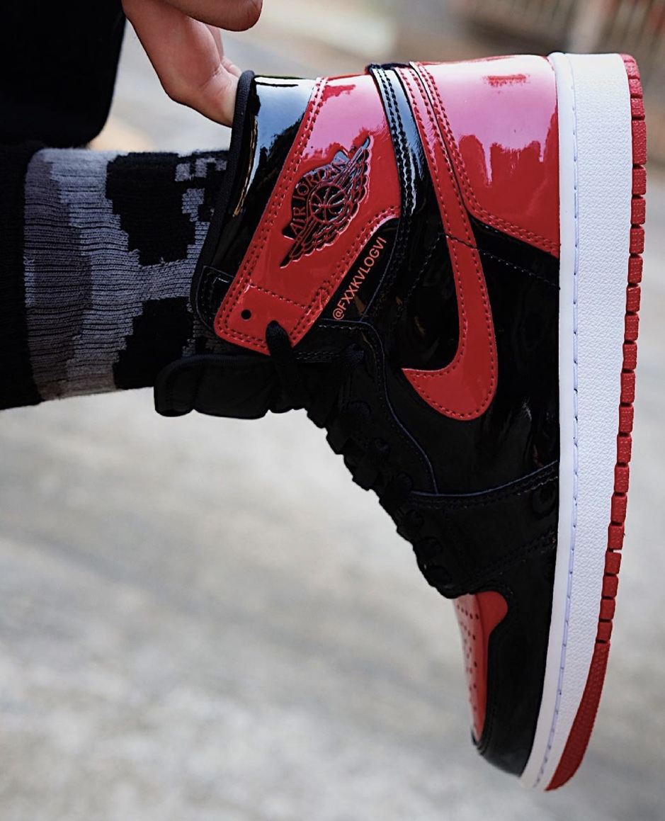 Air Jordan 1 Patent Bred 555088-063 Release Date