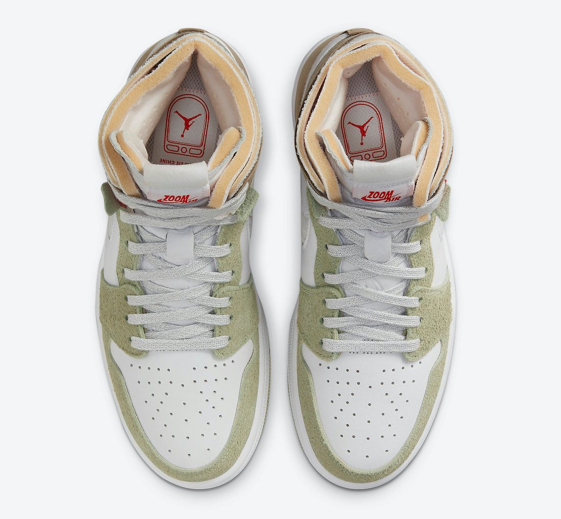 Air Jordan 1 Zoom CMFT Olive Aura CT0979-102 Release Date Info