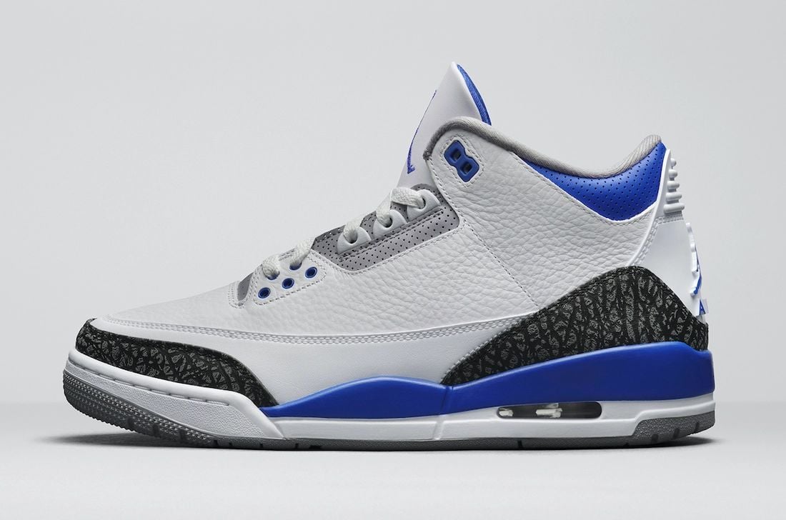 Air Jordan 3 Retro Racer Blue CT8532-145 Release Date