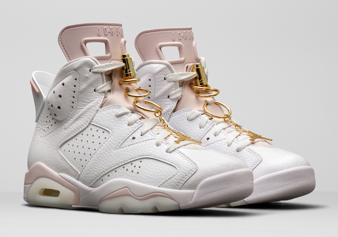 Air Jordan 6 Gold Hoops WMNS DH9696-100 Release Date