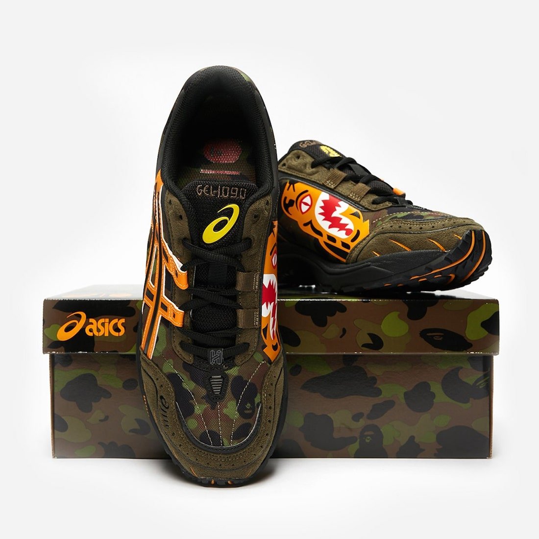 BAPE Asics Gel-1090 Camo Release Date Info