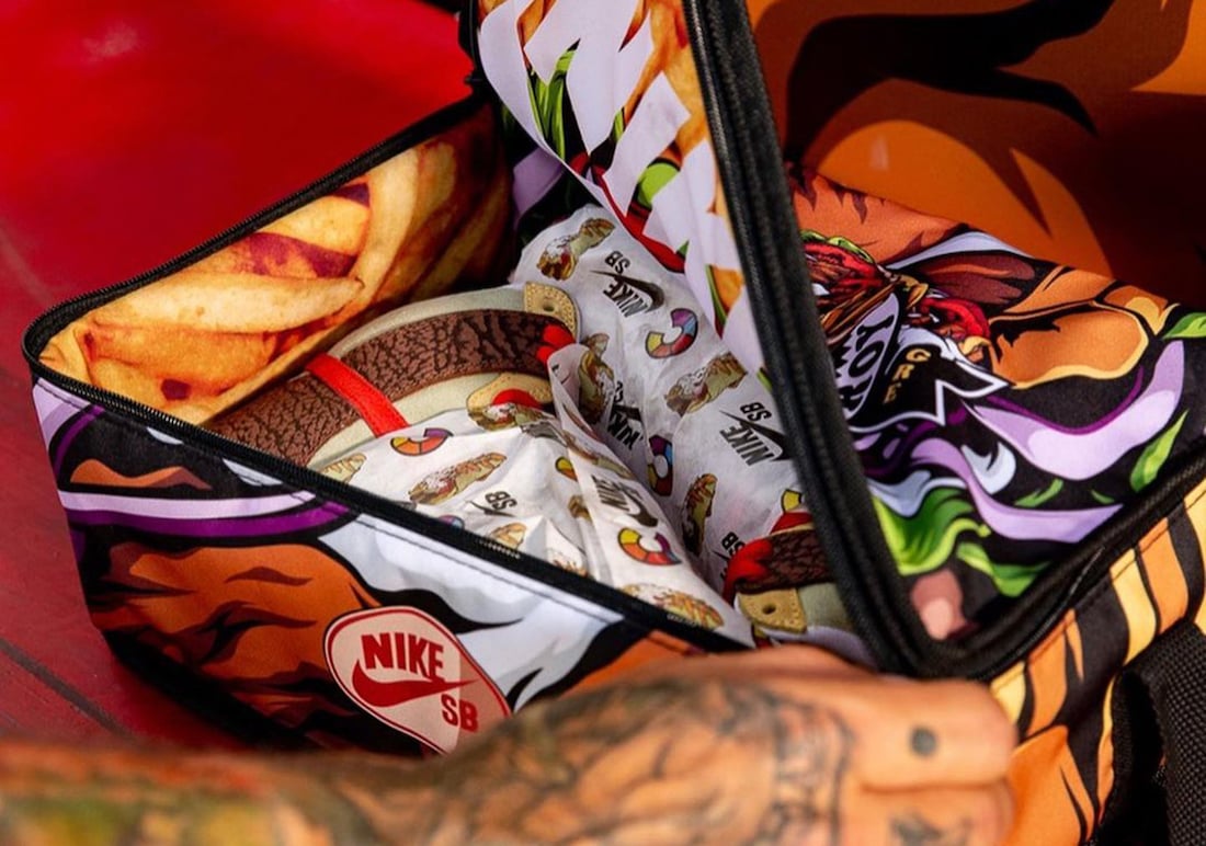 Color Skates Nike SB Dunk High Kebab and Destroy Lunchbox