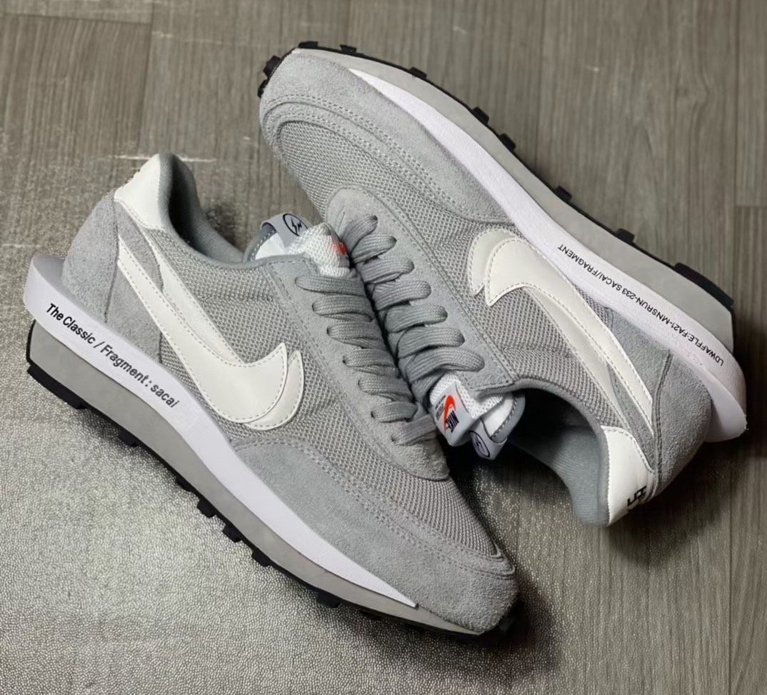 Fragment Sacai Nike LDWaffle Grey White DH2684-001 Release Date Price