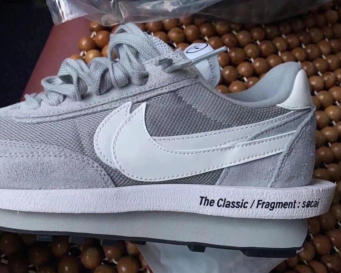 Fragment Sacai Nike LDWaffle Grey White DH2684-001 Release Date Info