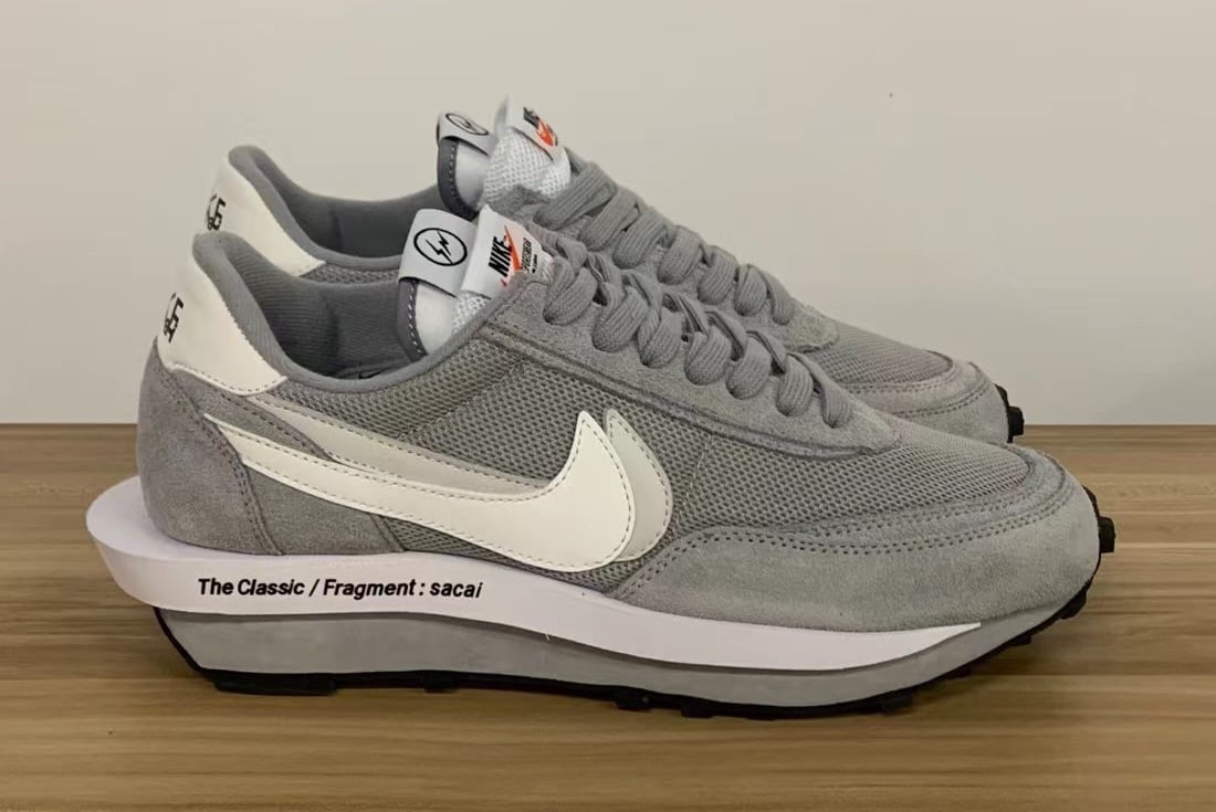 Fragment Sacai Nike LDWaffle Wolf Grey DH2684-001 Release Date