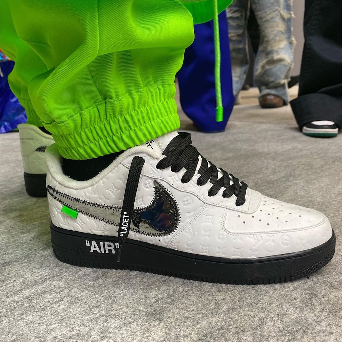 Air Force 1 Low Louis Vuitton White Green