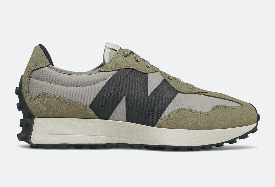 New Balance 327 in Aluminum and Covert Green Now Available