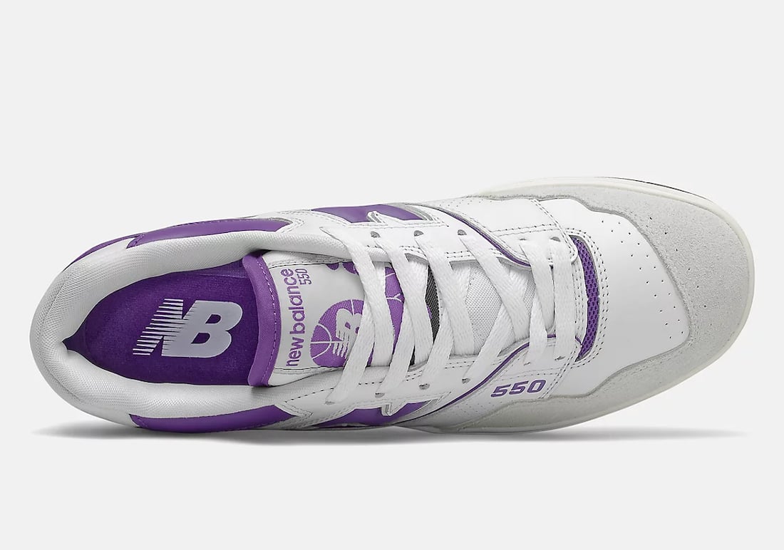 New Balance 550 White Purple BB550WR1 Release Date Info