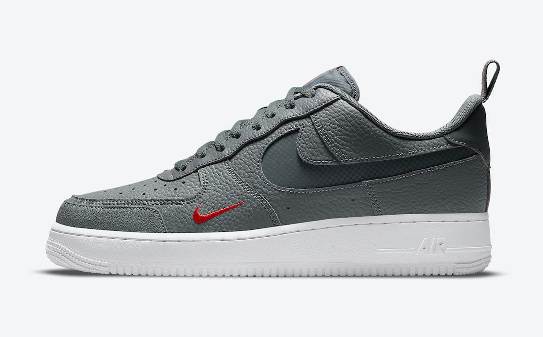 Nike Air Force 1 Low Grey Red DN4433-001 Release Date Info