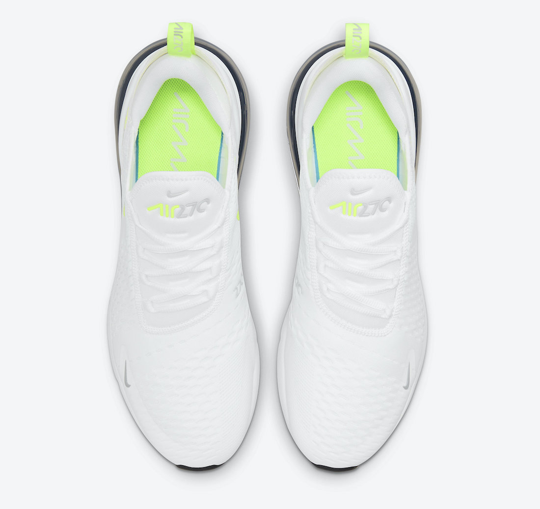 Nike Air Max 270 White Volt DN4922-100 Release Date Info