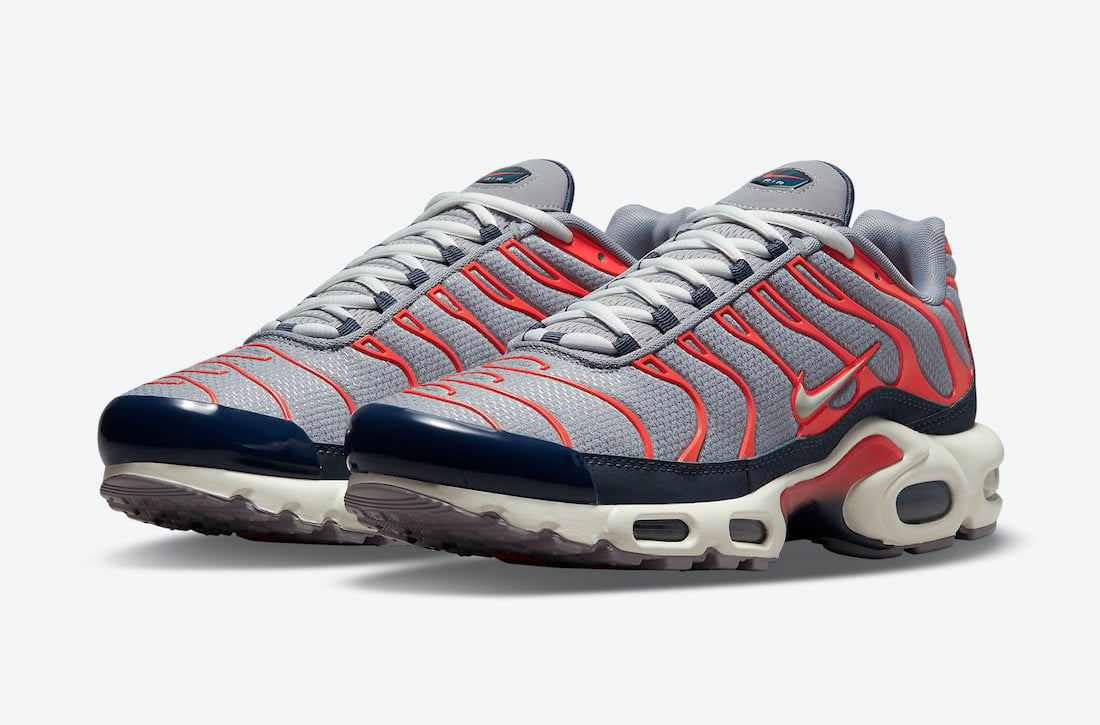 Nike Air Max Plus Highlighted in Grey and Infrared