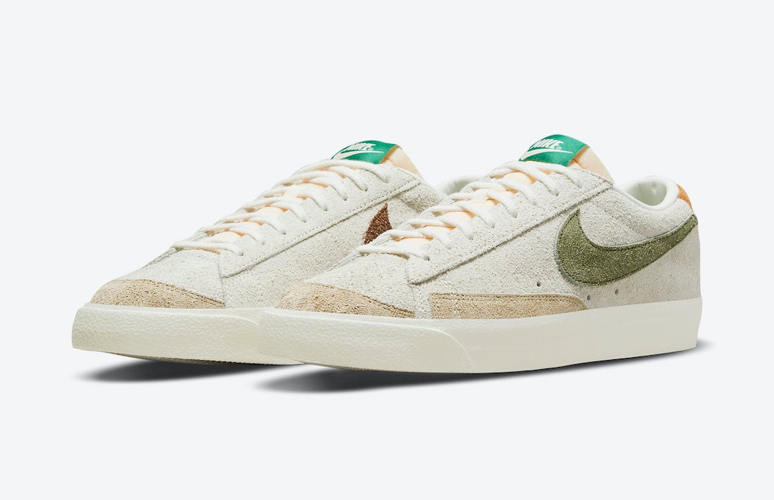 This Nike Blazer Low Features Suede