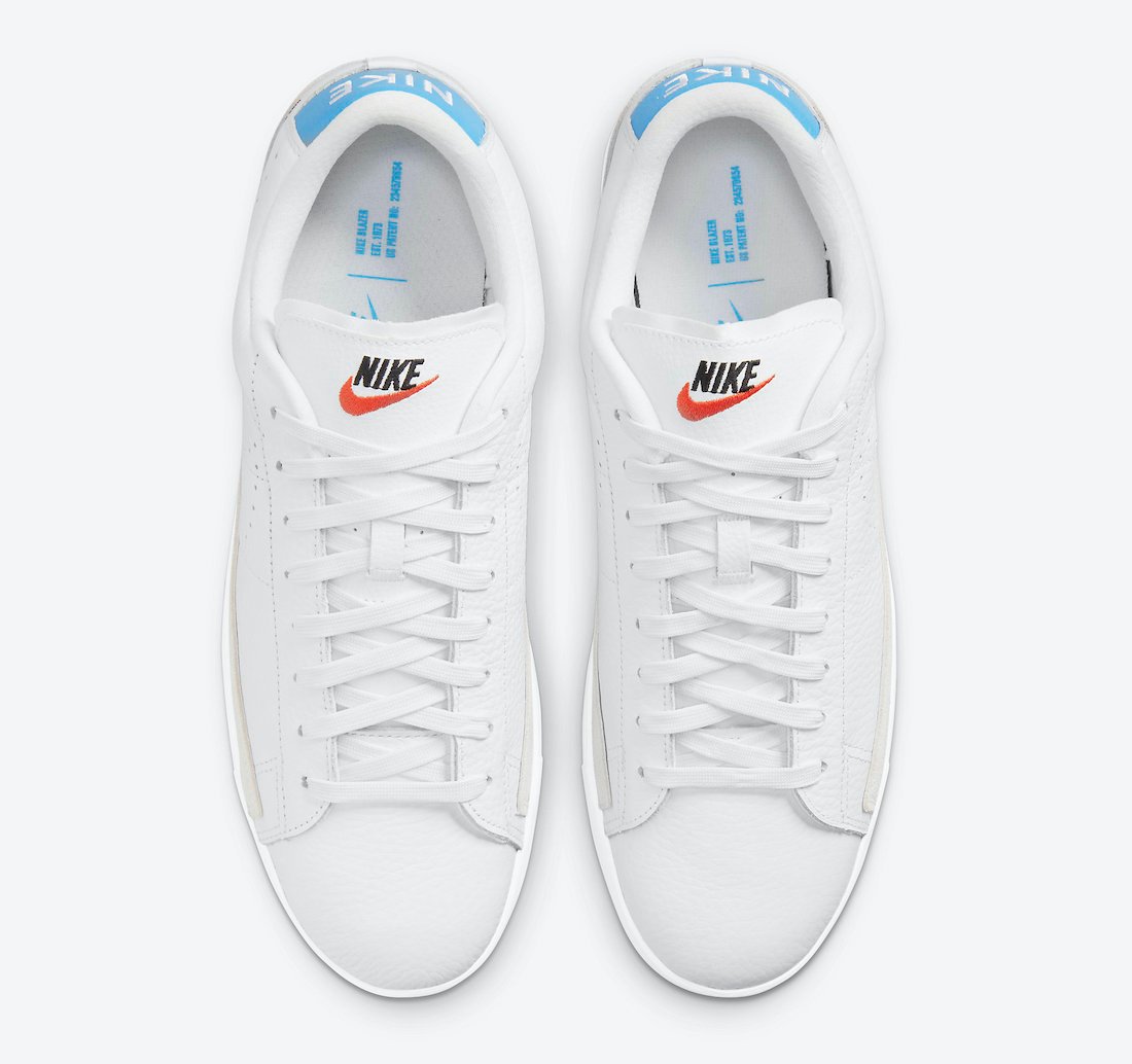 Nike Blazer Low X White Blue DN6995-101 Release Date Info