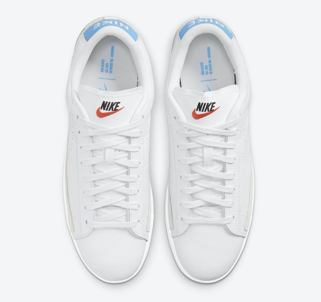 Nike Blazer Low X White Blue DN6995-101 Release Date Info