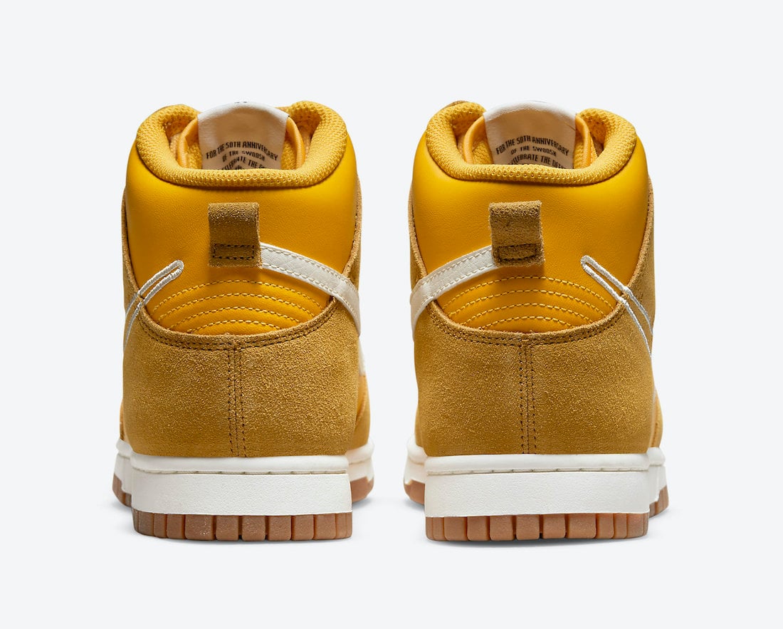 Nike Dunk High First Use University Gold DH6758-700 Release Date Info