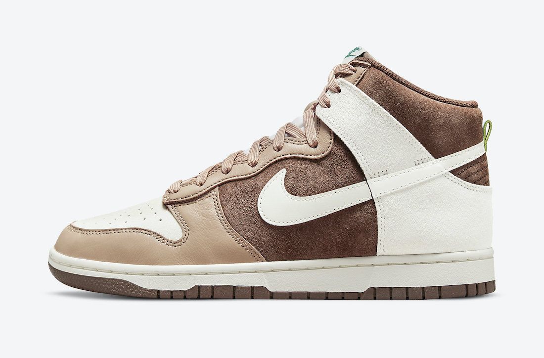 Nike Dunk High Light Chocolate DH5348-100‬ Release Info Price