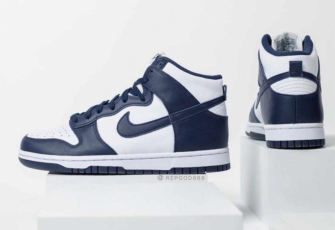 Nike Dunk High Midnight Navy DD1399-104 Release Info