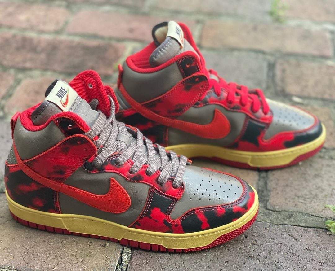 Nike Dunk High Red Camo DD9404-600 Release Date