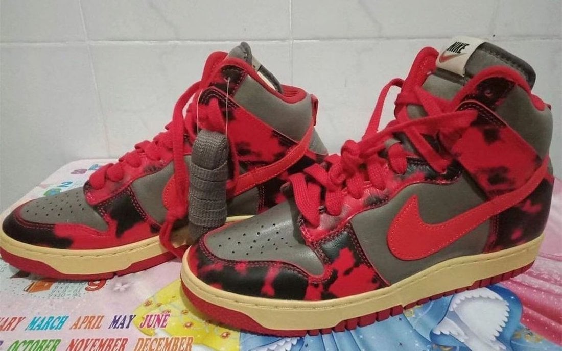 Nike Dunk High Red Camo DD9404-600 Release Date