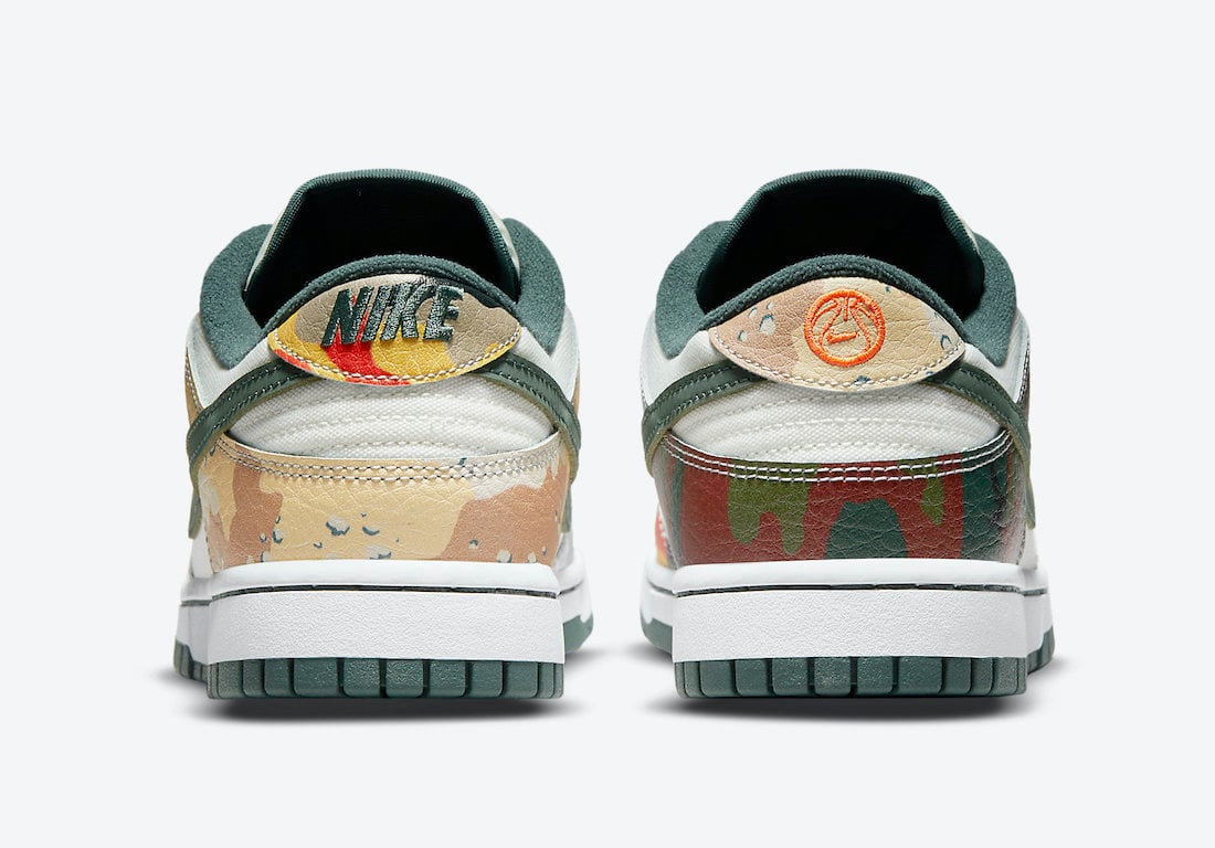 Nike Dunk Low Multi-Camo DH0957-100 Release Info Price