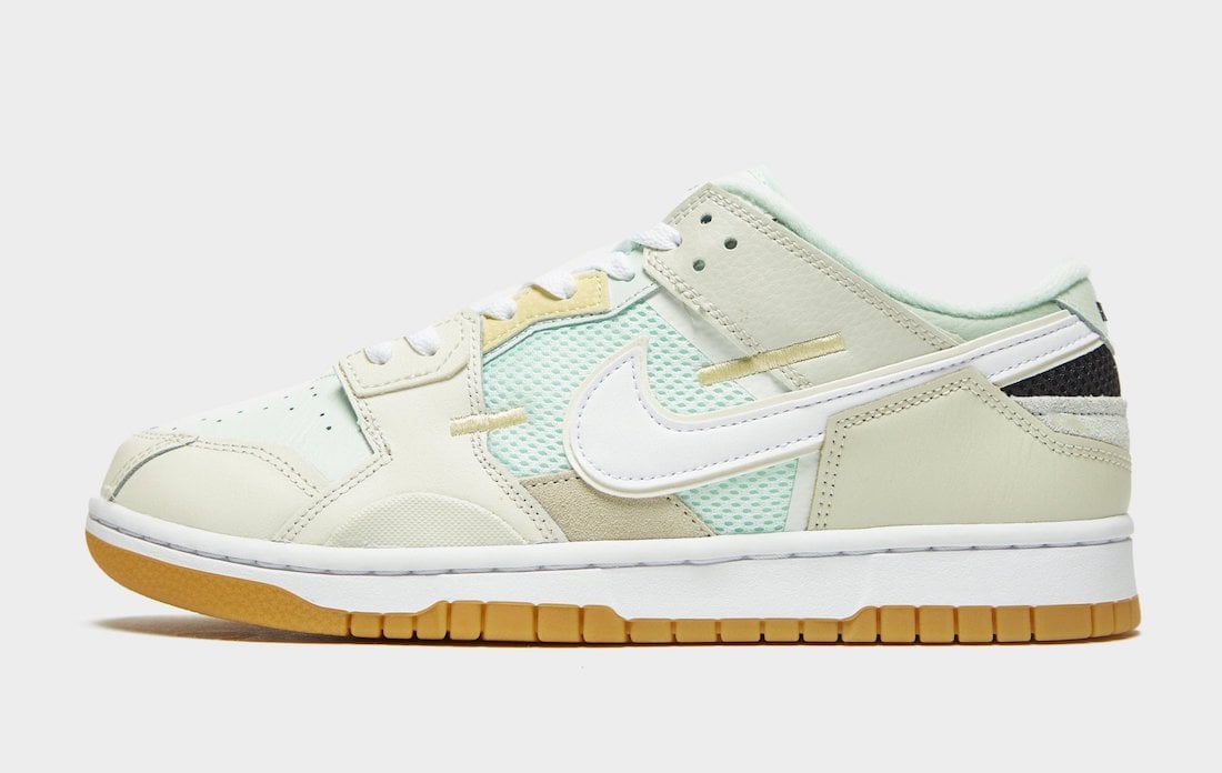 Nike Dunk Low Scrap Sail White Sea Glass Seafoam DB0500-100 Release Date Info