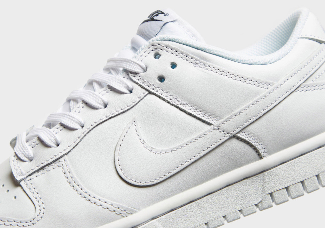 women's dunk low triple white