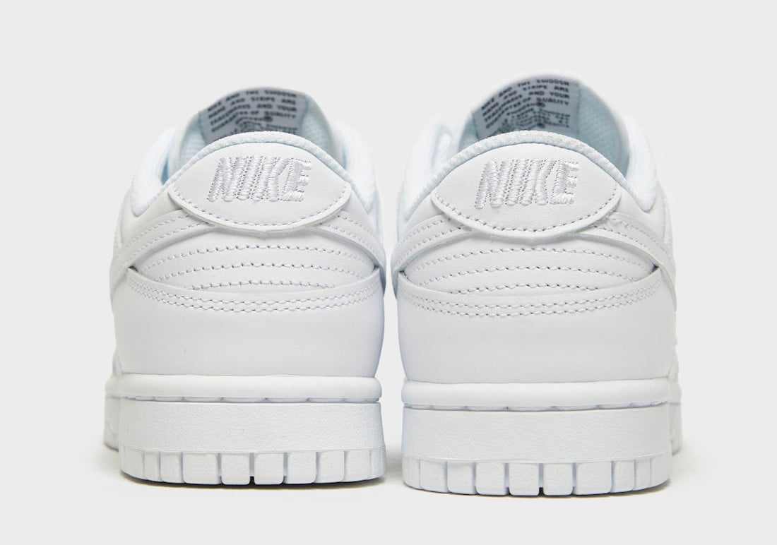 Nike Dunk Low Triple White Release Date Info