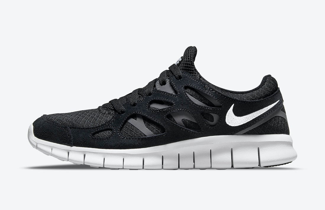 Nike Free Run 2 Black White 537732-004 Release Date Info