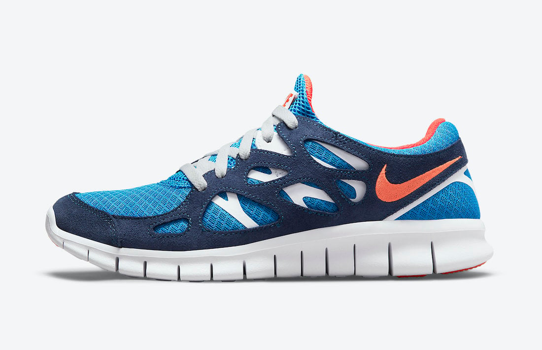 Nike Free Run 2 Blue Orange 537732-403 Release Date Info