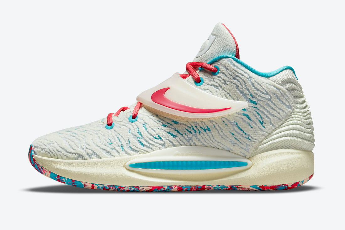 Nike KD 14 Aqua Red CZ0170-700 Release Date Info