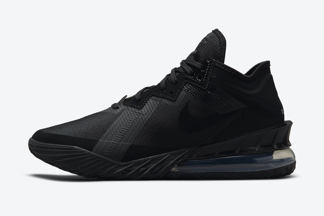 Nike LeBron 18 Low Zero Dark 23 Black CV7562-004 Release Date Info