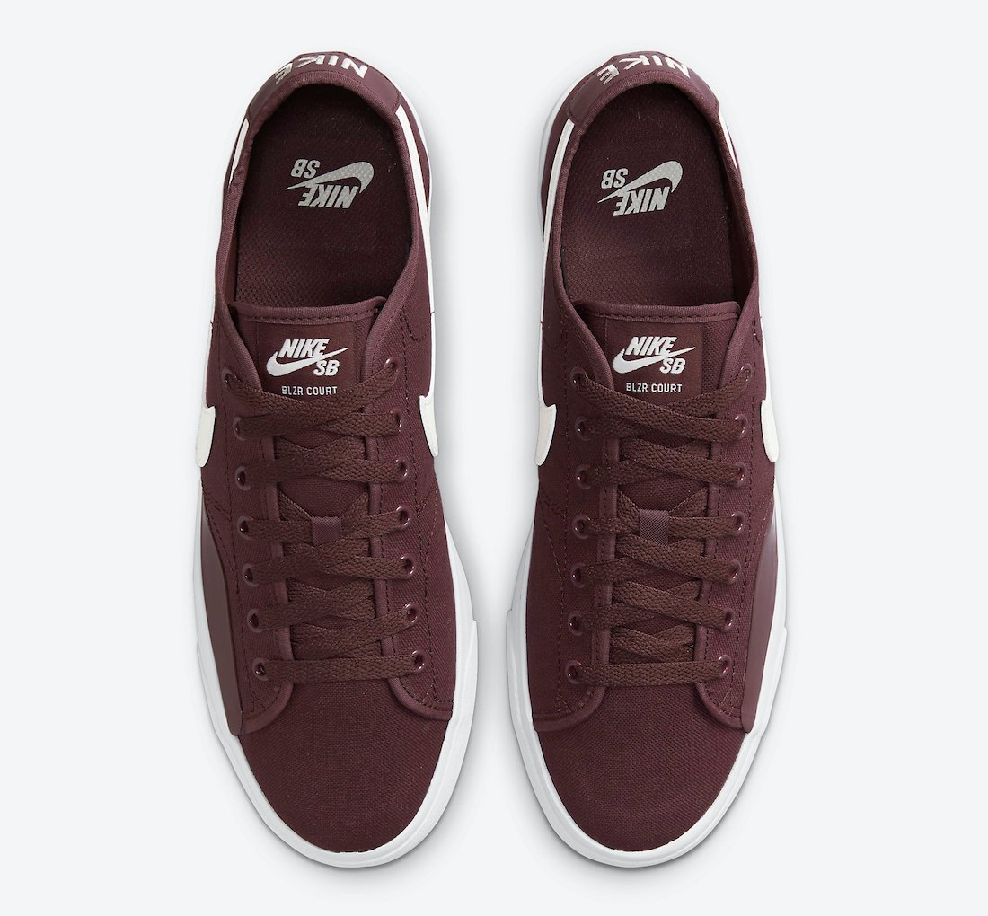 Nike SB Blazer Court Dark Wine CV1658-601 Release Date Info Nike SB Blazer Court Dark Wine CV1658-601 Release Date Info