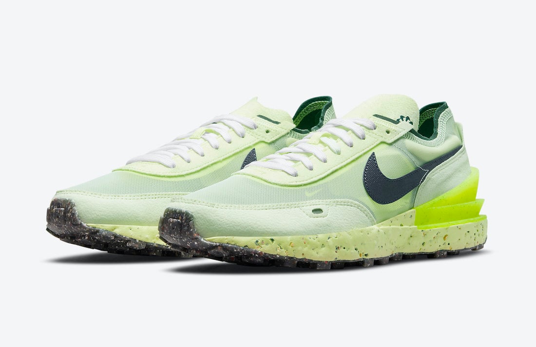Nike Waffle One Highlighted in Barely Volt
