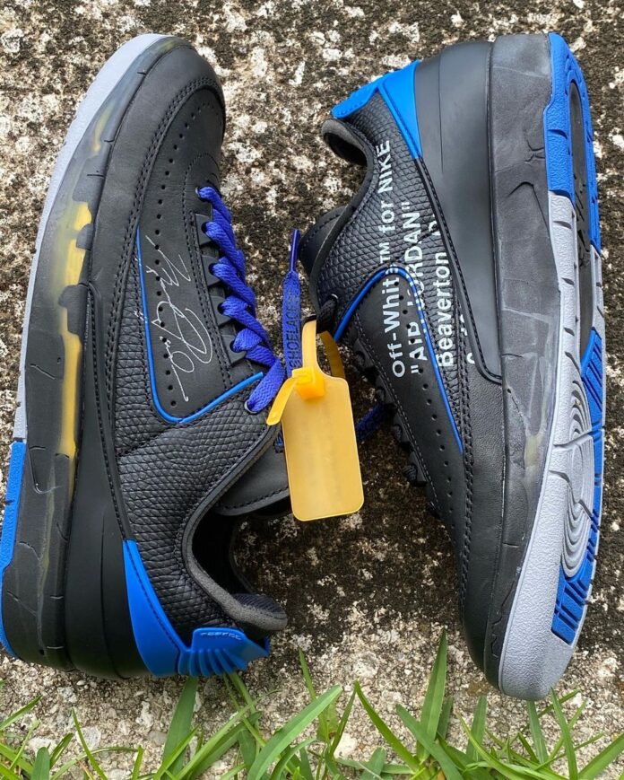 Off-White x Air Jordan 2 Low Black Blue DJ4375-004 Release Date Info | SneakerFiles