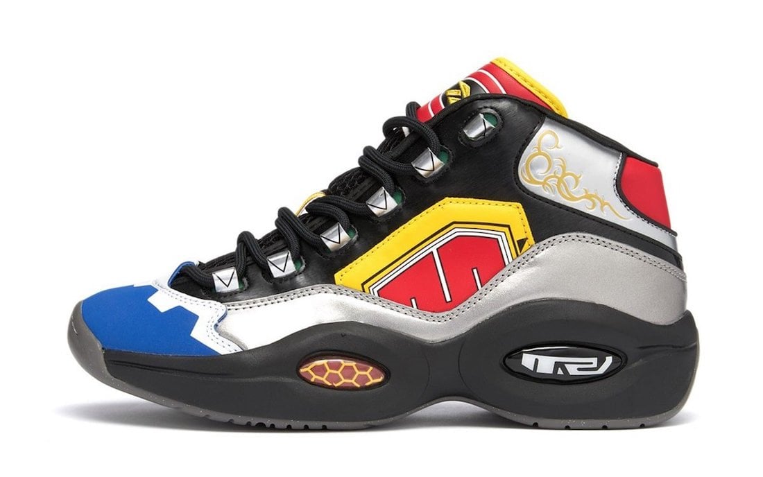 Power Rangers Reebok Question Mid Megazord GY0590 Release Date Info