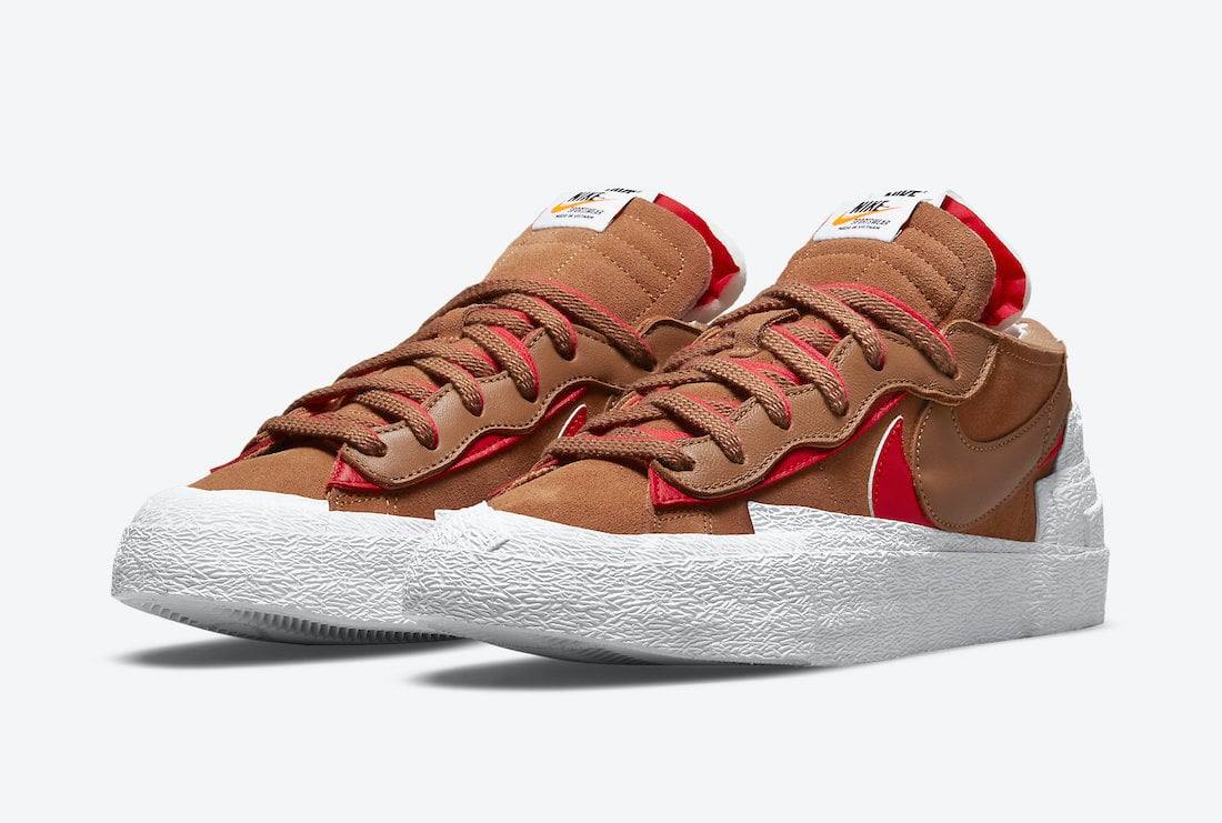 Sacai Nike Blazer Low British Tan DD1877-200 Release Date
