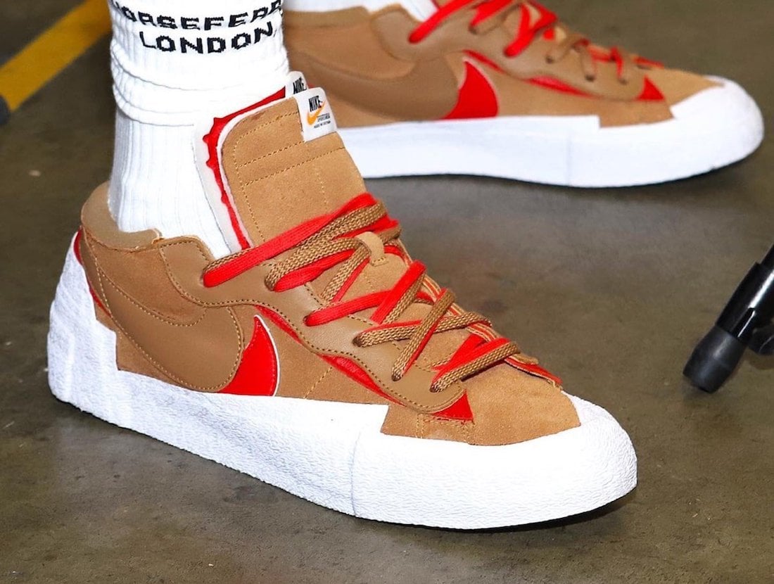 First Look at the Sacai x Nike Blazer Low ‘Light British Tan’