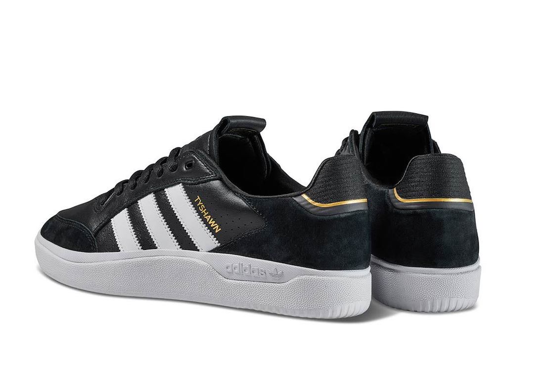 adidas Tyshawn Low Black White Gold GW4891 Release Date Info