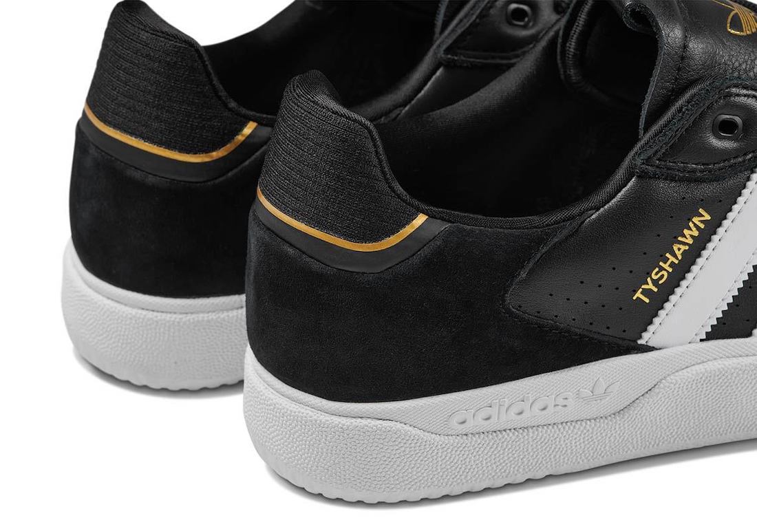 adidas Tyshawn Low Black White Gold GW4891 Release Date Info