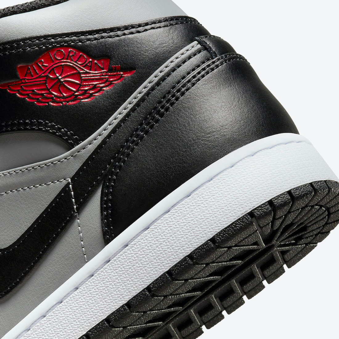 Air Jordan 1 Mid Black Grey Red 554724-096 Release Date Info | SneakerFiles