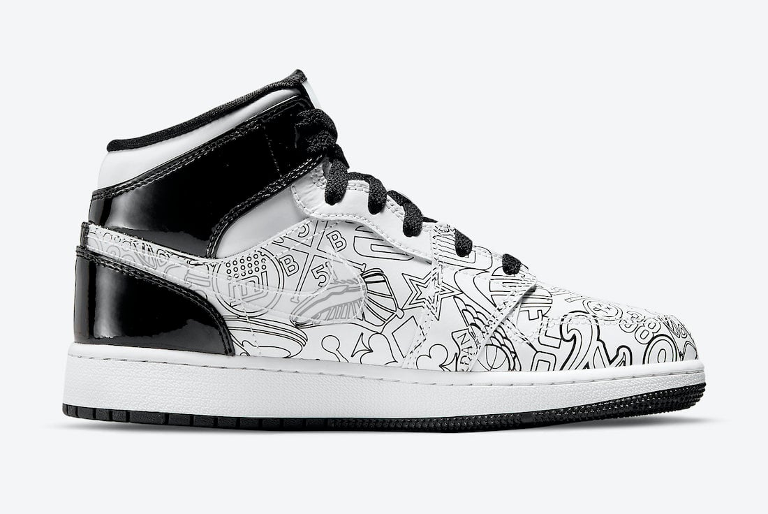 Air Jordan 1 Mid GS DIY DC4099-100 Release Date Info