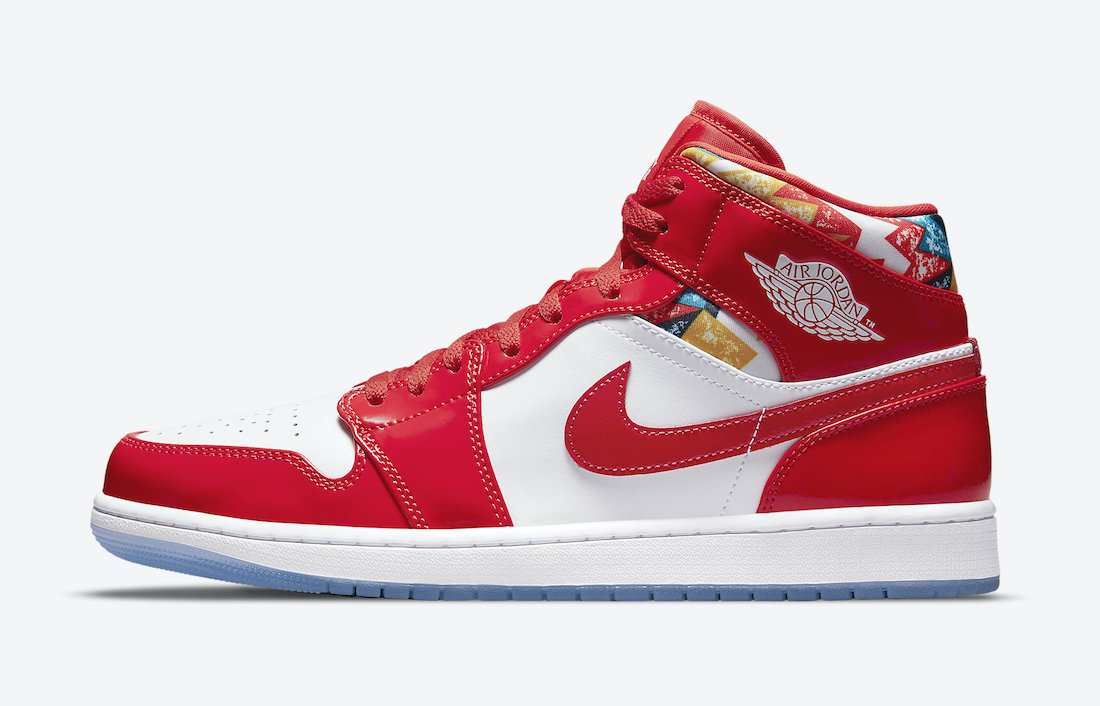 Air Jordan 1 Mid Red Patent DC7294-600 Release Date Info