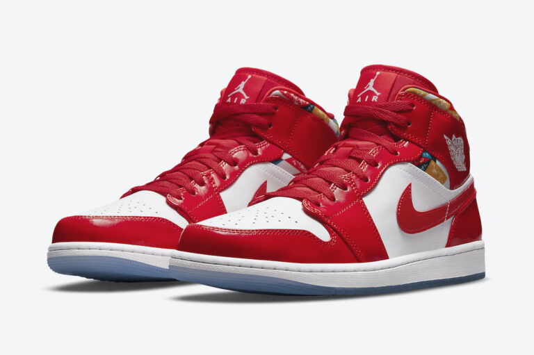 Air Jordan 1 Mid Red Patent DC7294-600 Release Date Info | SneakerFiles