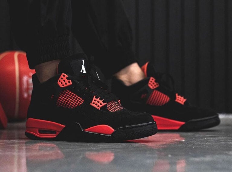 jordan 4 red flyknit