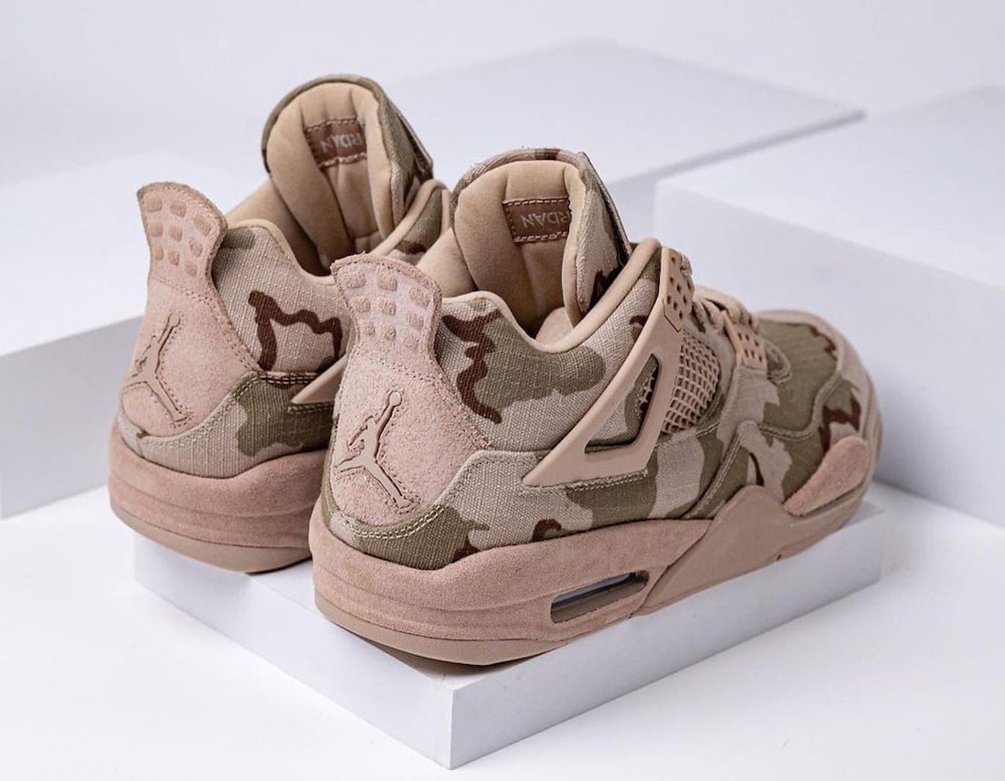 Aleali May Air Jordan 4 Camo Veterans Day DJ1193-200