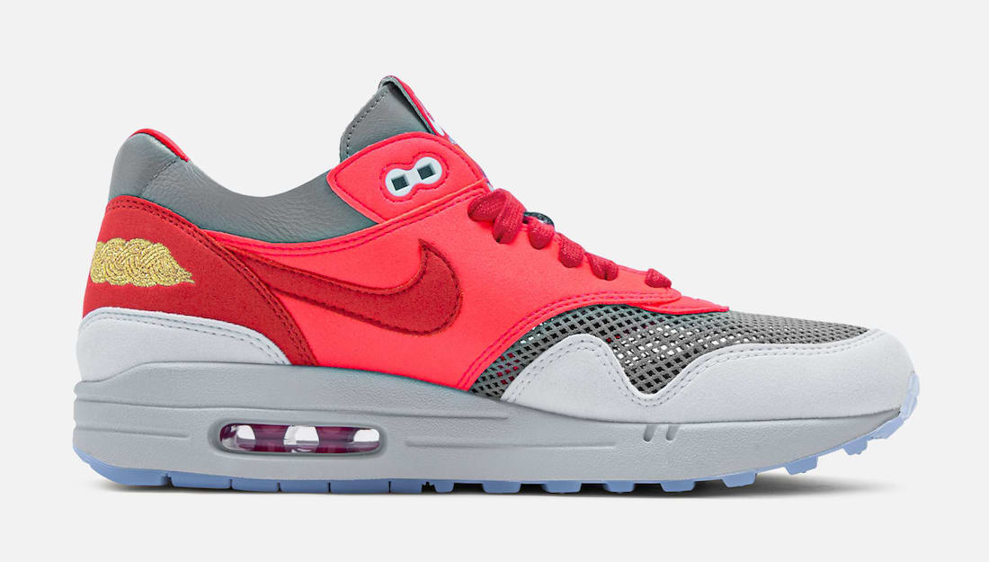 CLOT x Nike Air Max 1 K.O.D. Solar Red DD1870-600 Release Date