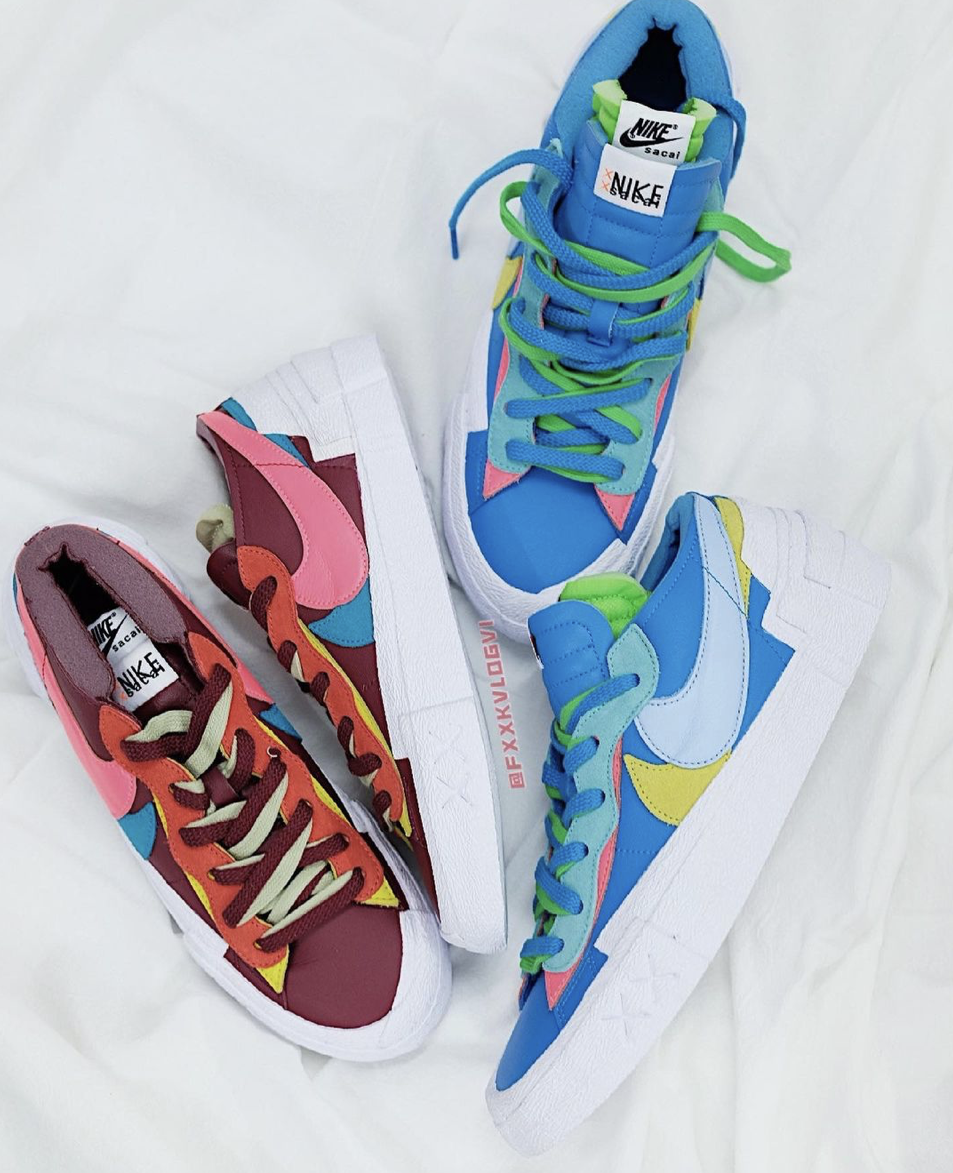 Kaws Pairs Sacai Nike Blazer Low Release Date Info | IetpShops 