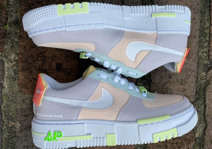 lpl x nike air force pixel