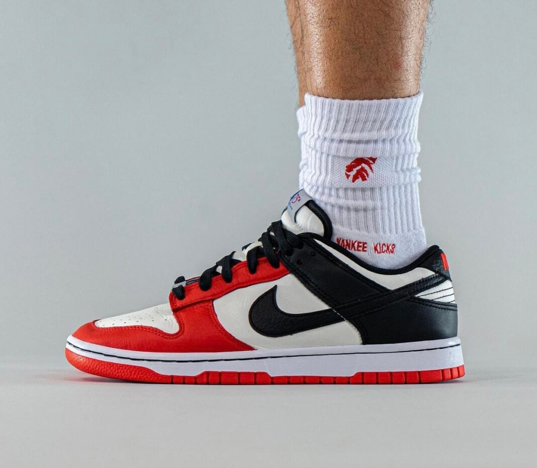 NBA x Nike Dunk Low EMB âChicagoâ Also Releasing in GS Sizing | Sneakers Cartel